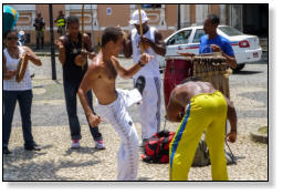 Capoeira auf dem Terreiro de Jesús
